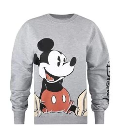 Disney - Sweat - Femme (Gris Chiné / Noir / Rouge) - UTTV832