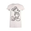 Disney - T-shirt - Femme (Beige Pâle / Noir) - UTTV568