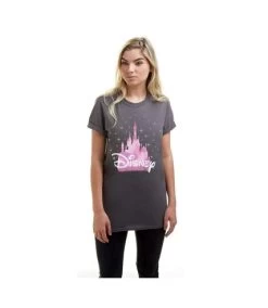 Disney - T-shirt - Femme (Anthracite / Rose / Blanc) - UTTV562 -Disney 228B57E0A4431F8CD6B2C3E968B9ABA3ECAEFB36E36E1E653179626607B0152C