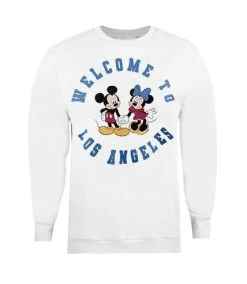 Disney - Sweat LOS ANGELES - Femme (Blanc) - UTTV572