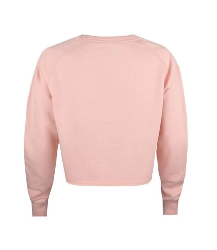 Disney - Sweat Court MORE HUGS - Femme (Rose Pâle) - UTTV707 2 Disney - Sweat Court MORE HUGS - Femme (Rose Pâle) - UTTV707 – Image 2