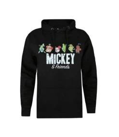 Disney - Sweat à Capuche MICKEY & FRIENDS - Femme (Noir) - UTTV634
