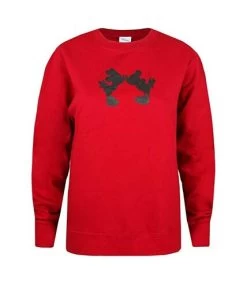 Disney - Sweat KISS - Femme (Rouge / Noir) - UTTV451
