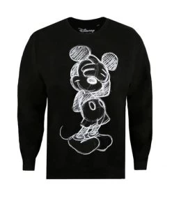 Disney - Sweat SHY - Femme (Noir / Blanc) - UTTV579