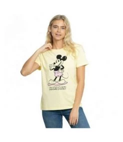 Disney - T-shirt PINK PANTS CLASSIC - Femme (Jaune Clair) - UTTV325 -Disney 558CFE433CCFA384AC1302DD8110AB2A4B50229306BFF348761526F660C7B344