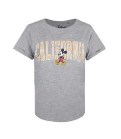 Disney - T-shirt CALIFORNIA - Femme (Gris Chiné) - UTTV648