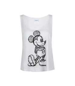 Disney - Débardeur - Femme (Blanc / Noir) - UTTV359