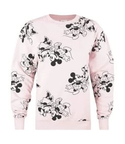 Disney - Sweat - Femme (Rose Pâle / Noir) - UTTV1016