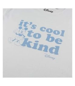 Disney - T-shirt ITS COOL TO BE KIND - Femme (Bleu Ciel) - UTTV1142 -Disney 78B6890C50E5610F8CFBB7597422D185D12CD896F1357F85DE6B021D6F0EA686