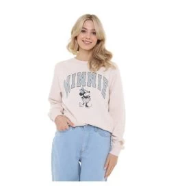 Disney - Sweat COLLEGIATE - Femme (Beige Gris) - UTTV1862 -Disney 7DF5A9047CA02BECF03AC4CACD3F3E1C9919F865E286BD7F5F207E5F99CB912D