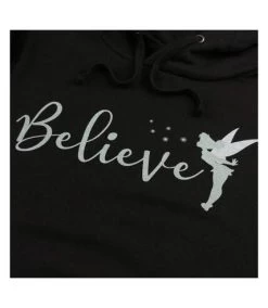 Disney - Sweat à Capuche BELIEVE IN FAIRIES - Femme (Noir) - UTTV884 -Disney 89D13165F8D44E4DD359A08D6C5C9C5BDE23A7B47A531232107F536C2C598D80