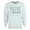 Disney - Sweat ITS COOL TO BE KIND - Femme (Turquoise) - UTTV559