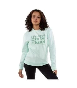 Disney - Sweat ITS COOL TO BE KIND - Femme (Turquoise) - UTTV559 -Disney 8EEC3EE71062B2F972361D094E0AF742710C416A53F7A28DD0A5816171906BFB