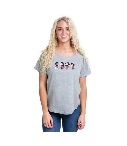 Disney - T-shirt DUPLICATE - Femme (Gris Chiné) - UTTV598 4 Disney - T-shirt DUPLICATE - Femme (Gris Chiné) - UTTV598 – Image 4