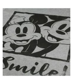 Disney - T-shirt SMILE - Femme (Gris Chiné) - UTTV305 -Disney 927CC3BBEA5FD7C05CB93E54F7B9F3D91FE63C8BDC6C4511F9B66D67BDB3249E