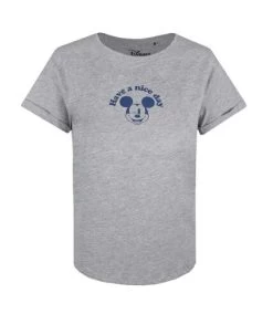 Disney - T-shirt HAVE A NICE DAY - Femme (Gris Chiné) - UTTV1578