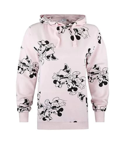 Disney - Sweat à Capuche - Femme (Rose Pâle) - UTTV1069 1 Disney - Sweat à Capuche - Femme (Rose Pâle) - UTTV1069