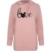 Disney - Sweat à Capuche LOVE MICKEY - Femme (Rose Pâle) - UTTV1745