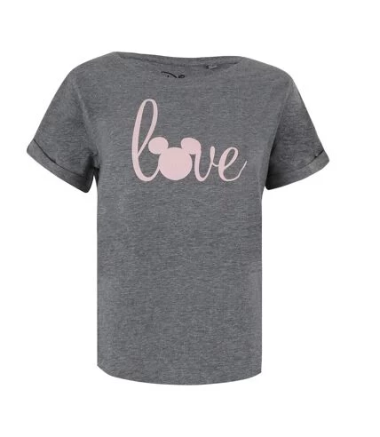 Disney - T-shirt - Femme (Gris Foncé Chiné) - UTTV594 1 Disney - T-shirt - Femme (Gris Foncé Chiné) - UTTV594