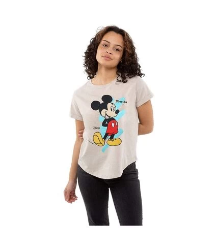 Disney - T-shirt FLORIDA - Femme (Gris Clair / Noir / Rouge) - UTTV683 4 Disney - T-shirt FLORIDA - Femme (Gris Clair / Noir / Rouge) - UTTV683 – Image 4