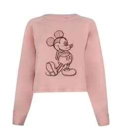 Disney - Sweat Court - Femme (Rose Pâle) - UTTV440