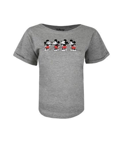 Disney - T-shirt DUPLICATE - Femme (Gris Chiné) - UTTV598 1 Disney - T-shirt DUPLICATE - Femme (Gris Chiné) - UTTV598