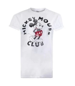 Disney - T-shirt CLUB - Femme (Blanc / Noir) - UTTV560