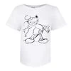 Disney - T-shirt MICKEY GIGGLES - Femme (Blanc) - UTTV1249