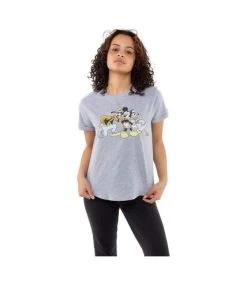 Disney - T-shirt MICKEYS CREW - Femme (Gris Chiné) - UTTV337 -Disney E3296DD87677B539806FC83BBB942C906796CD2615B6F6FAC65603100391BB0F