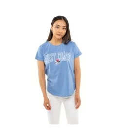 Disney - T-shirt WEST COAST - Femme (Indigo) - UTTV764 -Disney E504FC1FBD75FD21673C84752BADA6EF6B2DF634E4E6427F562D7E689346DE69