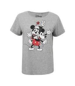 Disney - T-shirt - Femme (Gris Chiné) - UTTV328