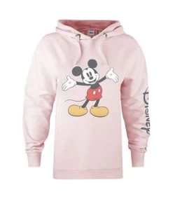 Disney - Sweat à Capuche OPEN ARMS - Femme (Rose Pâle) - UTTV1247