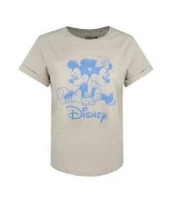 Disney - T-shirt - Femme (Blanc Cassé Chiné) - UTTV886