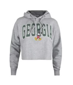 Disney - Sweat Court à Capuche GEORGIA - Femme (Gris Chiné) - UTTV563