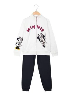 Disney Costume 2 Pièces Minnie Pour Fille Avec Zip - Bianco