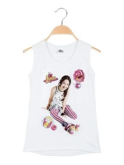 Disney Débardeur Fille Soy Luna Avec Imprimé - Bianco