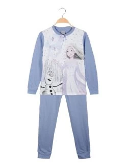 Disney Frozen Écharpe Longue En Coton Pour Bébé Fille Disney La Reine Des Neiges - Azzurro