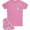 Disney Ensemble Sous-vêtement Fille 2 Pièces Minnie - T-shirt + Slip - Rosa