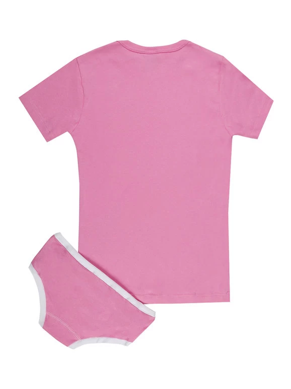 Disney Ensemble Sous-vêtement Fille 2 Pièces Minnie - T-shirt + Slip - Rosa 2 Disney Ensemble Sous-vêtement Fille 2 Pièces Minnie - T-shirt + Slip - Rosa – Image 2
