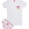 Disney Princess Ensemble Sous-vêtement Fille 2 Pièces - T-shirt + Slip - Bianco