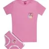 Disney Princess Ensemble Sous-vêtement Fille 2 Pièces - T-shirt + Slip - Rosa