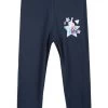 Disney Frozen Legging 3/4 Fille - Blu Scuro