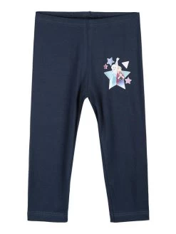 Disney Frozen Legging 3/4 Fille - Blu Scuro