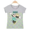 Disney MICKEY And FRIENDS - T-shirt Fille Manches Courtes Avec Imprimé - Grigio