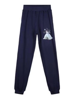 Disney Pantalon De Sport Fille Cendrillon Avec Revers - Blu Scuro
