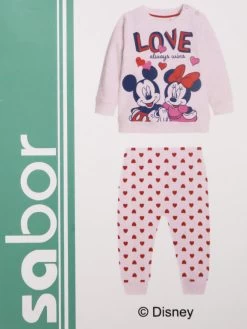 Disney Baby Pyjama Bébé Fille Minnie En Coton Chaud - Rosa -Disney pyjama bebe fille minnie en coton chaud 484434