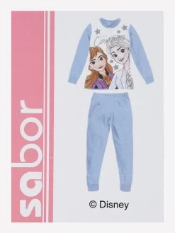 Disney Frozen Pyjama Chaud En Coton Pour Fille - Azzurro -Disney pyjama chaud en coton pour fille 484976
