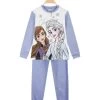 Disney Frozen Pyjama Chaud En Coton Pour Fille - Azzurro