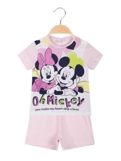 Disney Baby Pyjama Court Minnie Bébé Fille - Rosa