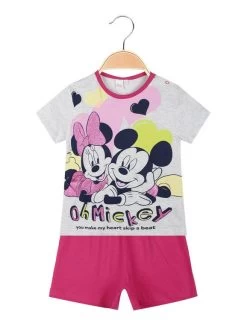 Disney Baby Pyjama Court Minnie Bébé Fille - Fuchsia